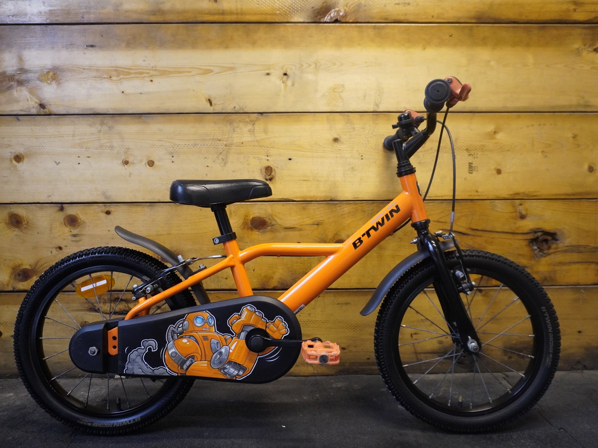 b'twin kinderfahrrad 14 zoll robot 500 orange B'twin Robot 500 Kids Bike