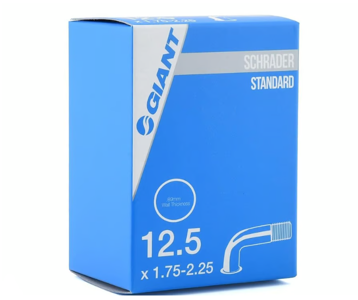 Giant 12.5 x 1.75 - 2.25 Schrader Bent Valve Inner Tubes