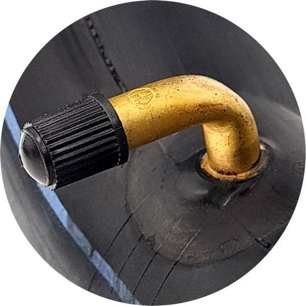 Giant 12.5x1.75-2.25 Bent Valve Inner Tube