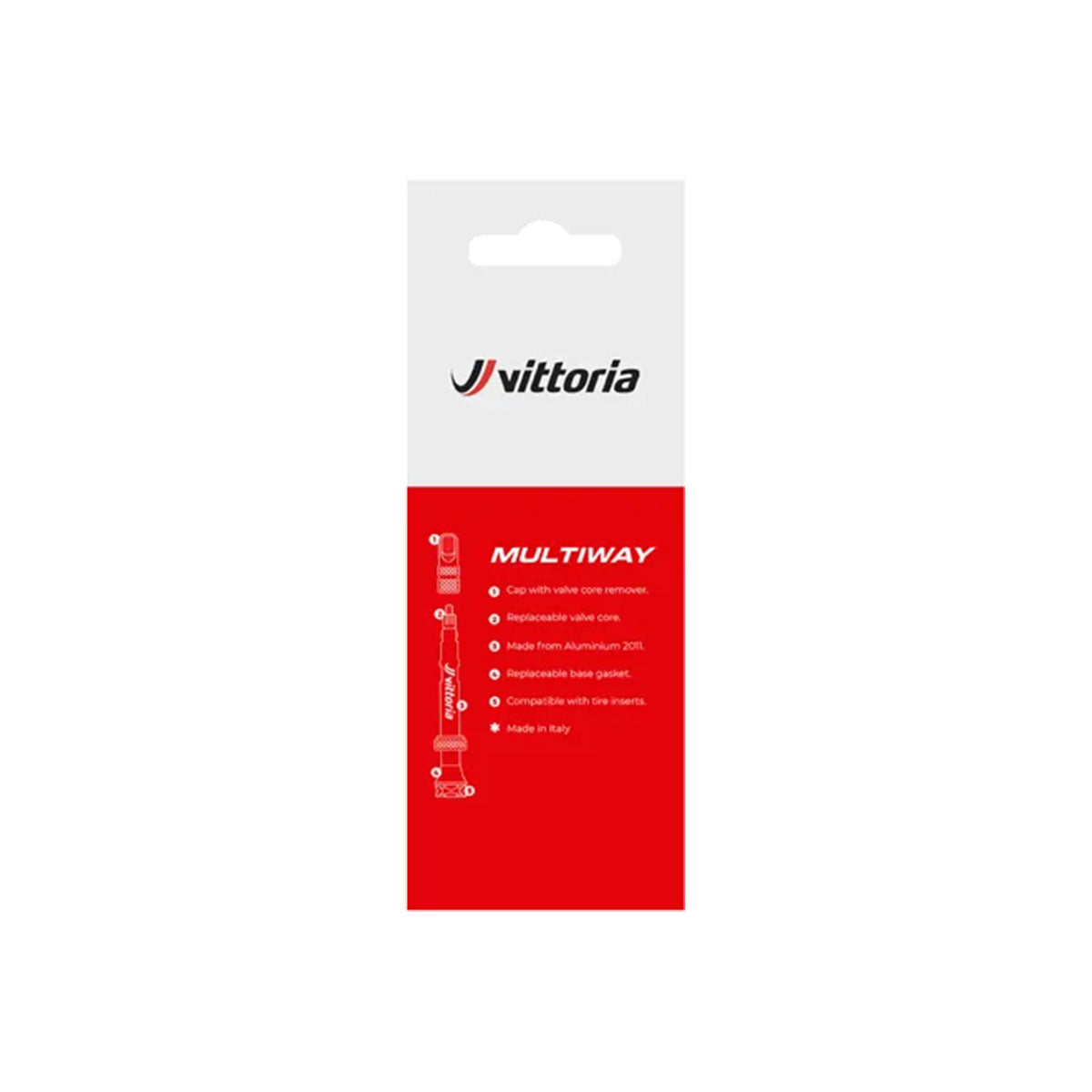 Vittoria Tubeless Multiway Valves 60mm
