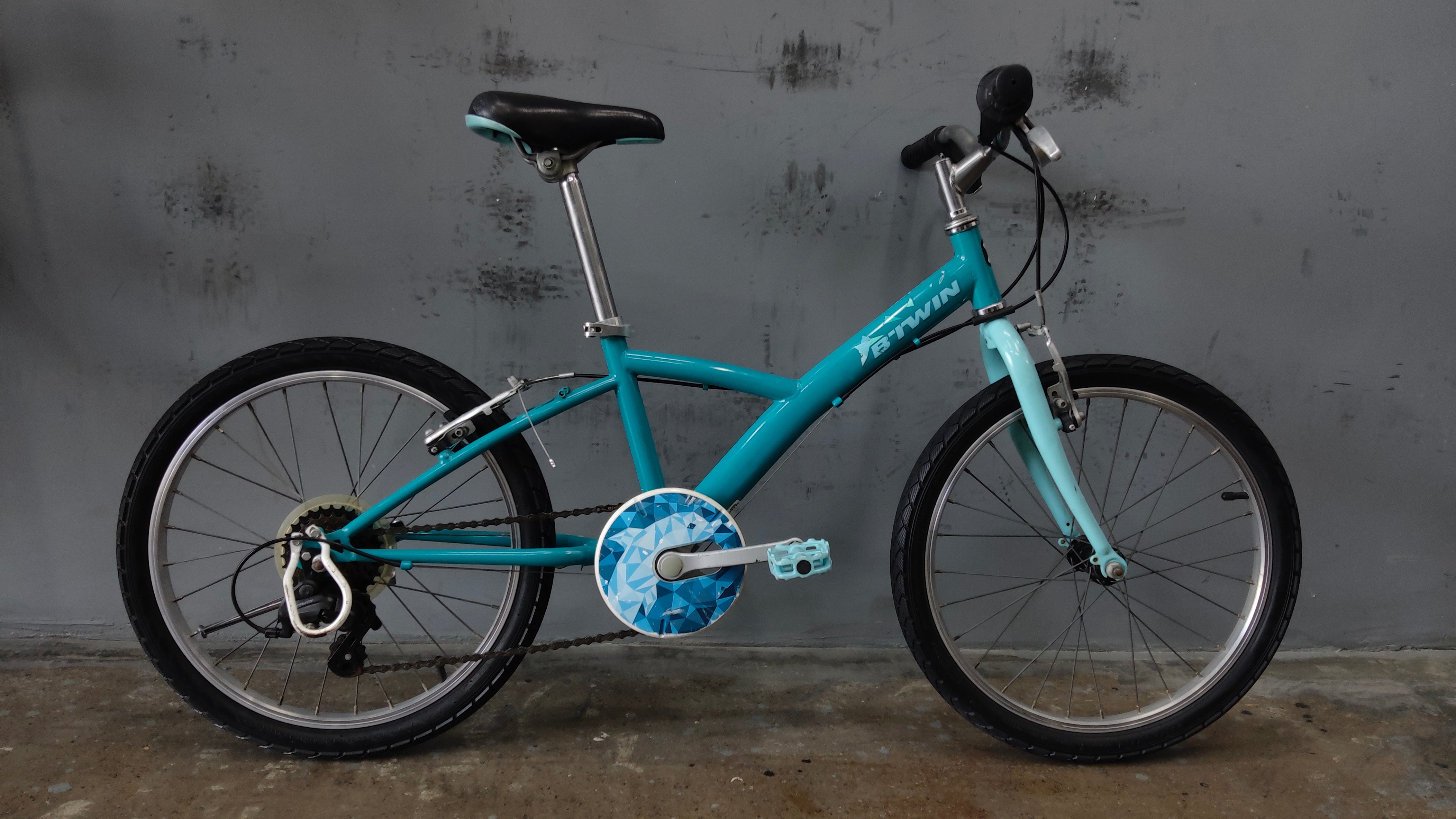 Velo btwin bleu turquoise sale