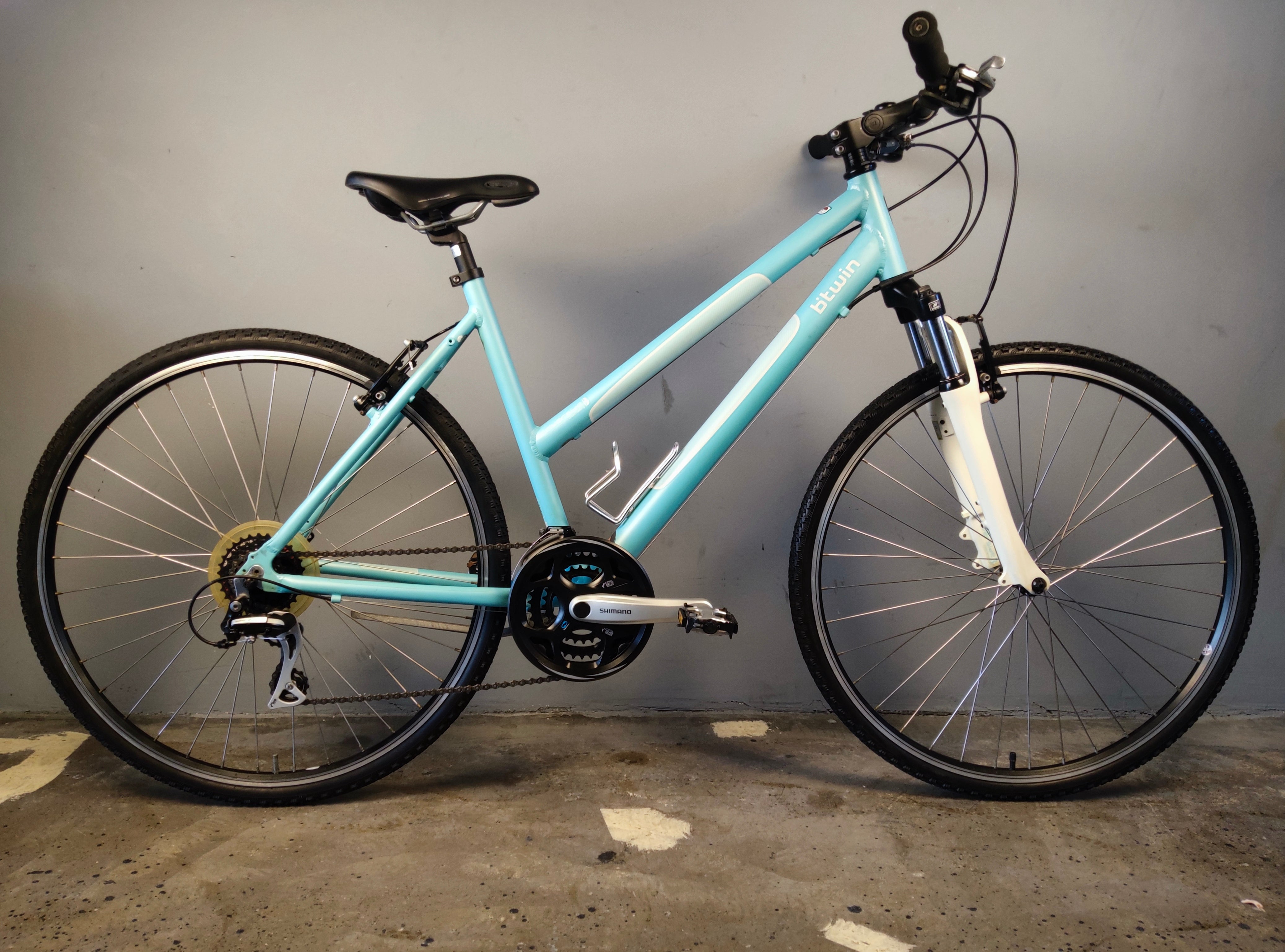 B'twin Riverside 3 Lady Hybrid Bike