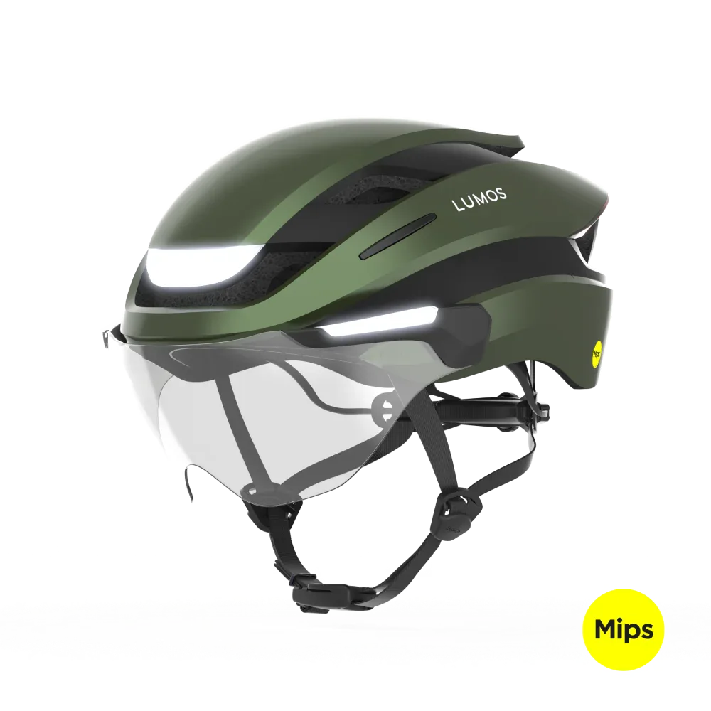 Lumos Ultra Smart Bike Helmet with Visor