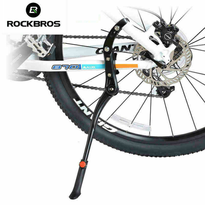 ROCKBROS Bike Aluminum Alloy Bicycle 24-29" Adjustable Kickstand JC1005BK